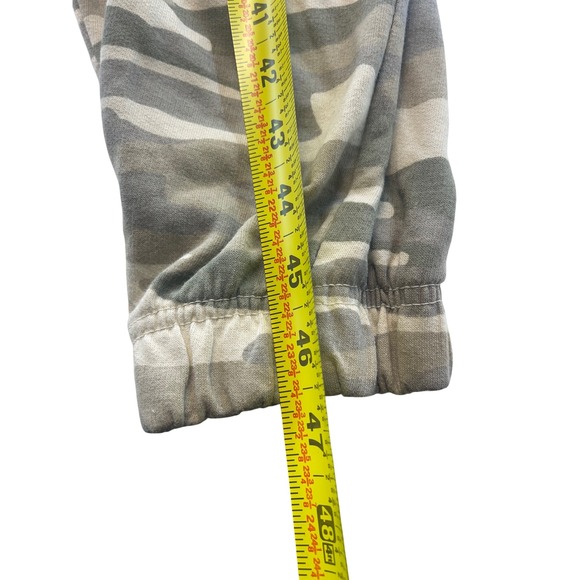 Womens Camouflage Overalls Utility L Jumpsuit Drawstring Casual Military Print - Picture 3 of 11